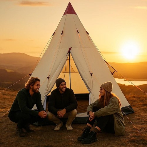 Redcliffs teepee camping - camping, tent