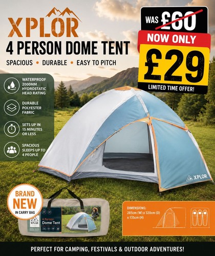 Xplor person tent waterproof - tent,