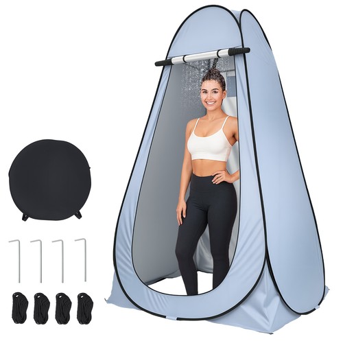 Pop shower tent toilet - up,